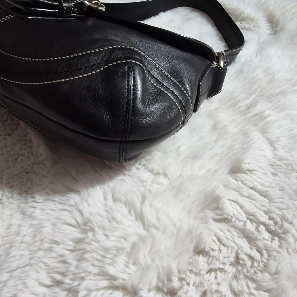 Coach Y2K Soho Black Leather Shoulder Bag - Picture 7 of 13